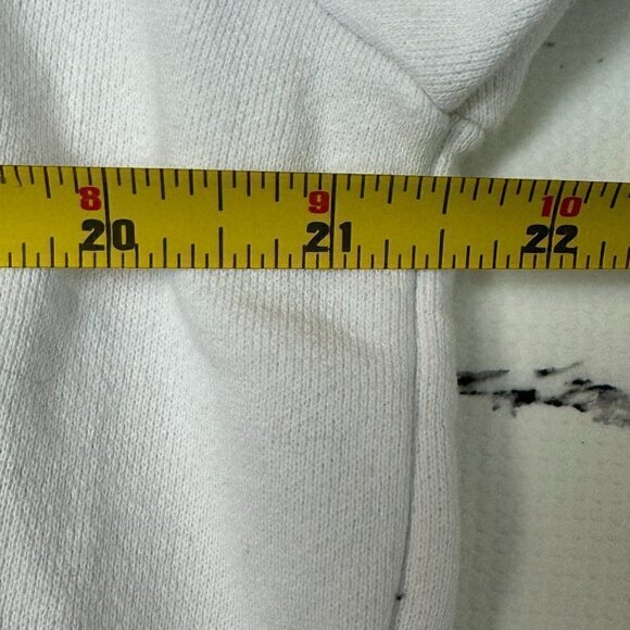 EUC - Zyia Active White Crew Neck Sweatshirt with logo - Size L - Picture 5 of 6